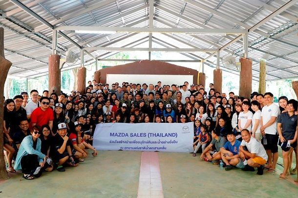 ONE MAZDA TEAM ผนึกกำลังสร้างฝายชะลอน้ำอุทยานแห่งชาติน้ำตกสามหลั่น จ.สระบุรี