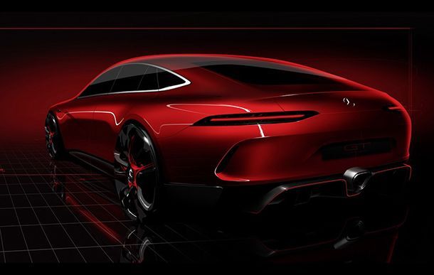 เผยทีเซอร์ Mercedes-AMG GT Concept อาจเป็นรถซีดานสมรรถนะสูงรุ่นใหม่