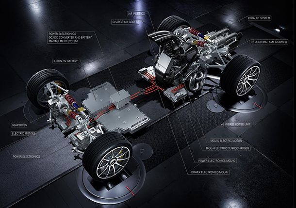 Mercedes-AMG เผยข้อมูลหัวใจขับเคลื่อนรถไฮเปอร์คาร์ “Project One”