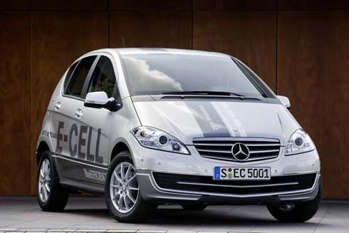 Mercedes-Benz A-Class E-Cell รถไฟฟ้า 5 ที่นั่ง พร้อมคลอด 500 คัน ประเดิมให้เช่าก่อน