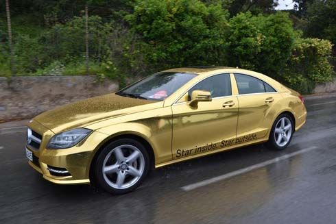 Mercedes ร่วมกับ AMG ส่งรถหรูสีทอง บริการแขก VIP ในงานภาพยนตร์เมืองคานส์