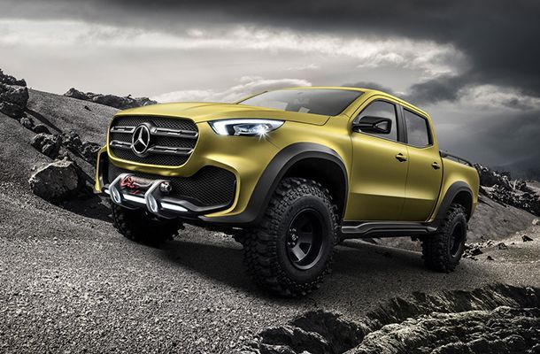 เผยโฉม! Mercedes-Benz Concept X-Class หรูก็ได้ ลุยก็ดี