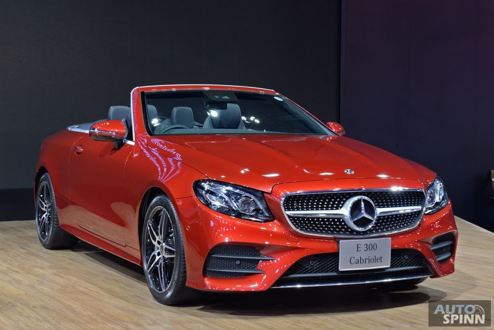 TIME2017: พาชม Mercedes-Benz E300 Cabriolet AMG Dynamic รุ่นใหม่ กับค่าตัว 5.19 ล้านบาท