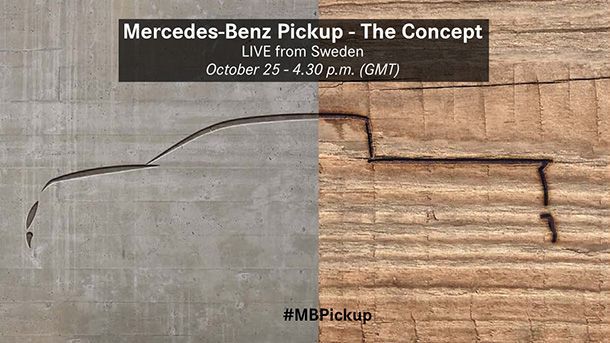 เผยรถกระบะ Mercedes-Benz ที่จะเปิดตัวสัปดาห์หน้ายังคงเป็นตัวต้นแบบ