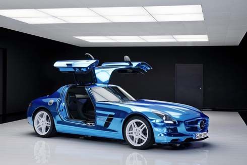 Mercedes-Benz SLS Electric Drive ซูเปอร์คาร์พลังไฟฟ้า แรงที่สุดในโลก