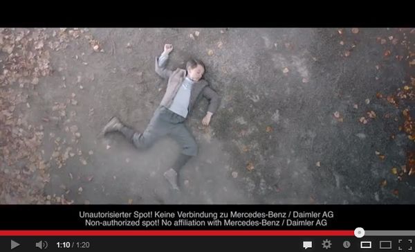 ชมโฆษณา Mercedes-Benz “ตรวจจับสิ่งอันตราย” ชน “ฮิตเลอร์” กระเด็น