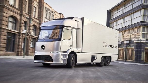 Mercedes Urban eTruck Concept คอนเซปต์รถบรรทุกพลังงานไฟฟ้าขนาดเล็ก ที่วิ่งได้ไกลถึง 200 กิโลเมตร