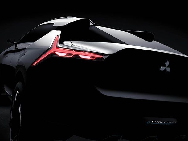 Mitsubishi ปล่อยทีเซอร์ e-Evolution รถครอสโอเวอร์ต้นแบบพลังงานไฟฟ้า
