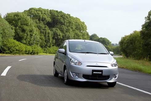 Mitsubishi Mirage ปี 2013 เวอร์ชั่นญี่ปุ่น เครื่อง 1.0 ลิตร จ่อขายสิ้นเดือนนี้