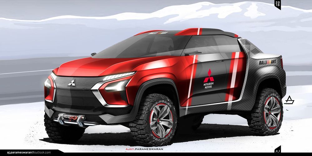 Mitsubishi Ute ต้นแบบรถกระบะสุดเฉียบ