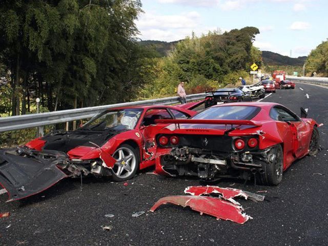 มหกรรมการชน ของ Ferrari ครั้งที่ยิ่งใหญ่ที่สุด
