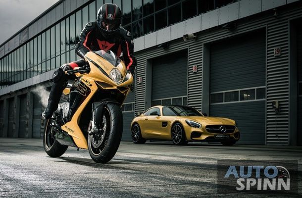 เก็บเงินรอ MV Agusta F3 Solar Beam เตรียมขายและวางจำหน่ายในโชว์รูม Mercedes-Benz