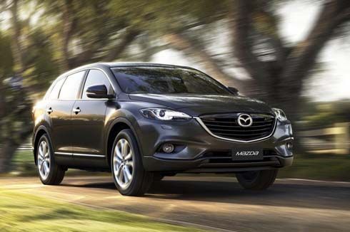 เผยโฉมหน้า Mazda CX-9 รุ่นไมเนอร์เชนจ์ปี 2013 ก่อนเปิดตัวที่ Australian Motor Show