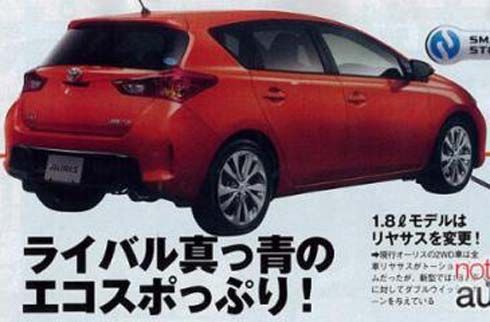 ภาพหลุด Toyota Auris โฉมใหม่ รุ่นปี 2013 ก่อนการเปิดตัวในเดือนกรกฎาคมนี้