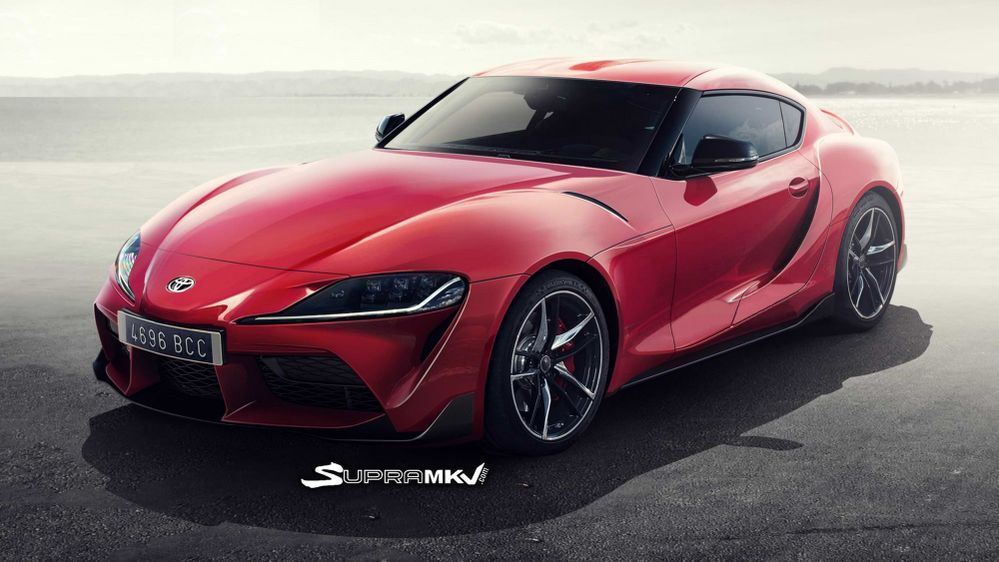 New Toyota Supra รถในตำนานกับสีสุดแสบ