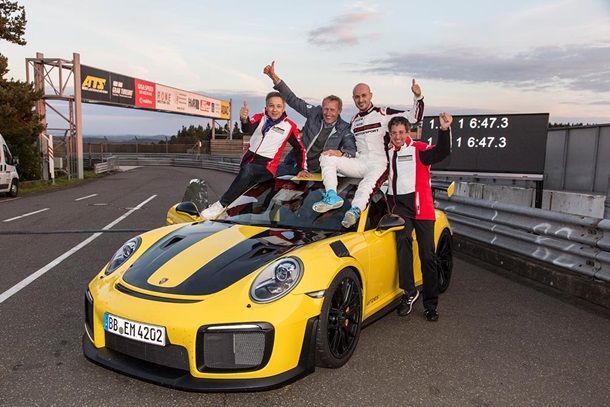 ปอร์เช่จารึกสถิติแห่งความเร็วบนสนาม Nürburgring Nordschleife