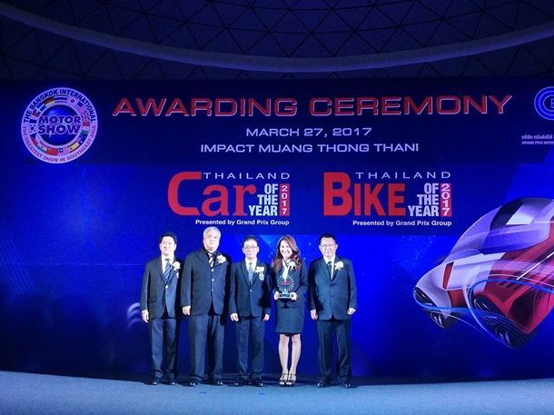 ดันลอป รับรางวัล “BEST IMPORT TYRE 2017”