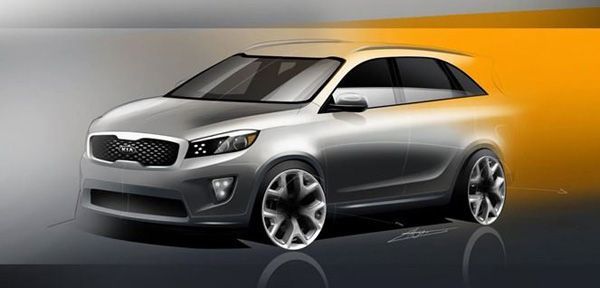 ชมโฉมภาพสเก็ตช์ Kia Sorento เจนเนอเรชั่นใหม่