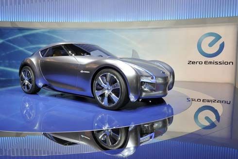 Nissan Esflow Concept สปอร์ตคูเป้ไฟฟ้าทั้งคัน ใช้ระบบขับเคลื่อนเดียวกับ LEAF