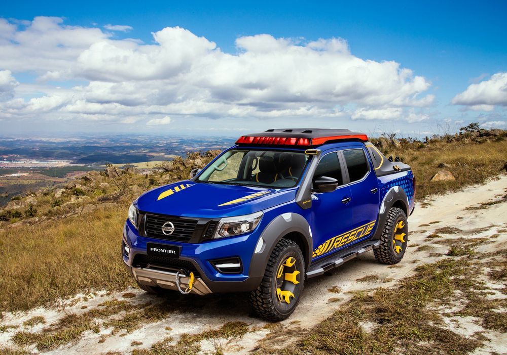 Nissan Frontier Sentinel รถต้นแบบสำหรับกู้ภัยพร้อมฐานปล่อยโดรน