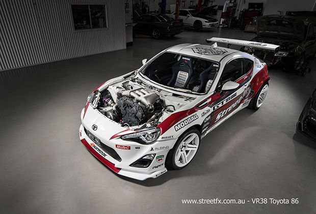 สำนักแต่งแดนจิงโจ้ยัดขุมพลัง Nissan GT-R ไว้ใน Toyota 86
