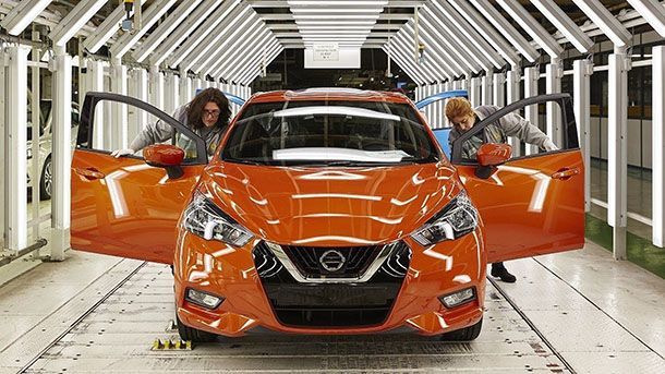 Nissan Micra / March คันแรกออกจากสายการผลิตแล้ว