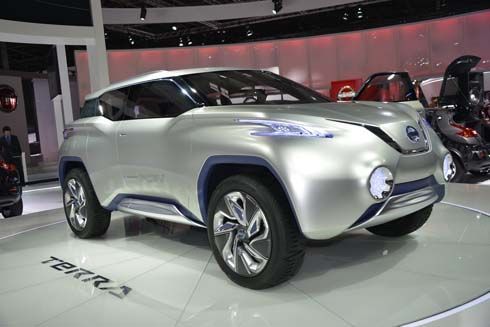 Nissan TeRRa เอสยูวีพลัง Hydrogen Fuel Cells อวดโฉมที่ปารีสมอเตอร์โชว์