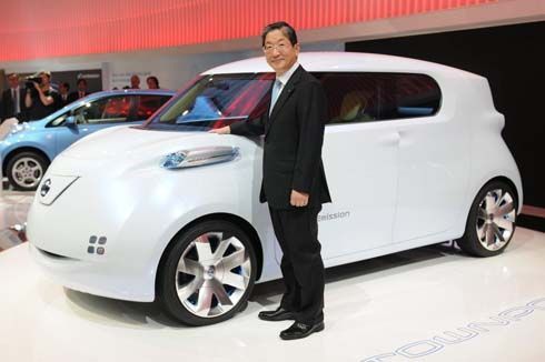 Nissan Townpod EV Concept รถแนวคิดพลังงานไฟฟ้า ดีไซน์ล้ำแบบสดใส หัวใจเดียวกับ LEAF
