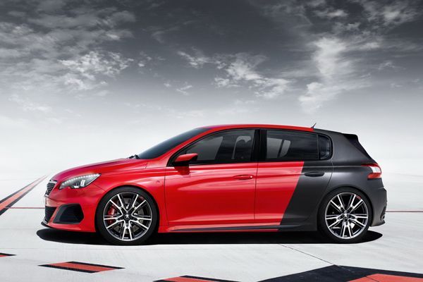 รถต้นแบบ Peugeot 308 R Concept เครื่อง 1.6 ลิตร ปล่อยพลัง 266 แรงม้า