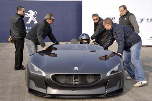 Peugeot EX1 Concept ทดสอบสมรรถนะบนสนามจริงที่จีน ทำลายสถิติตัวเองเป็นว่าเล่น