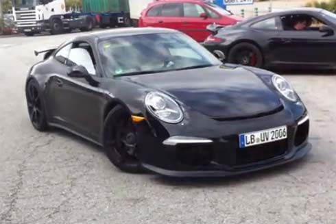 ชมกันชัดๆ Porsche 911 GT3 ปี 2013 ถูกจับภาพวีดีโอขณะวิ่งทดสอบ