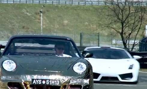 Porsche 911 GT3 RS ปรับแต่งทั้งคันไม่กินน้ำมันโดย Ferdinand เบียด Lambo ที่สนาม Salzburgring