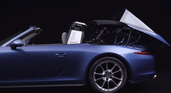 ชมการทำงาน Porsche 911 Targa เปิด-ปิดหลังคาแบบล้ำๆ