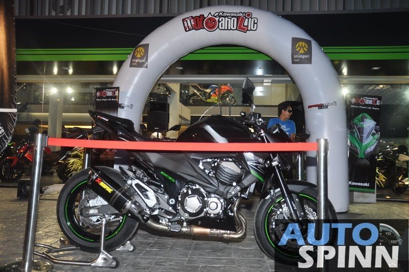 พรีวิว ชมตัวเป็นๆและรายละเอียด Kawasaki Z800 คร่าวๆ ในงานมีตติง Motoaholic