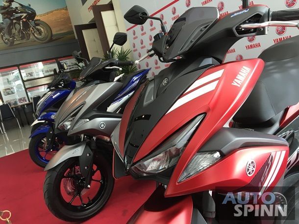 เผยโฉม Yamaha Aerox 155 แง้มโปรโมชั่นก่อนเปิดตัวงานมอเตอร์เอ็กโป 2016