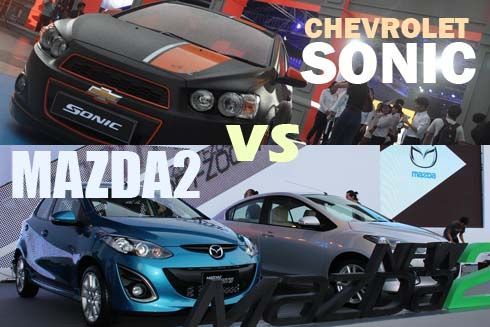 เปรียบเทียบ Chevrolet Sonic vs. Mazda2 สองรถซับคอมแพคท์ที่ขับสนุกที่สุด
