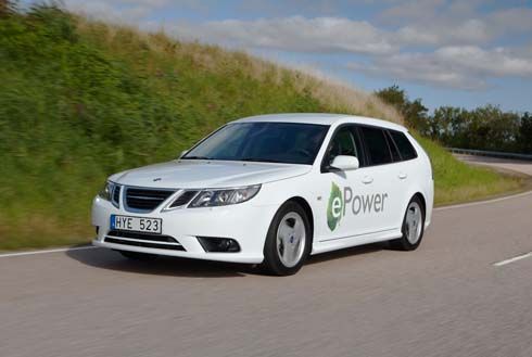 Saab 9-3 ePower รถไฟฟ้ารุ่นแรกของบริษัทฯ ใช้พื้นฐานจาก SportWagon ขอเอี่ยวตลาดรถไฟฟ้า