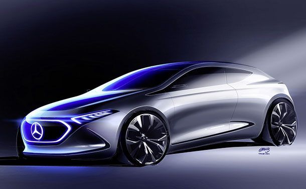ยลภาพสเก็ตช์เต็มคัน Mercedes-Benz EQ A สปอร์ตกว่าที่คาด