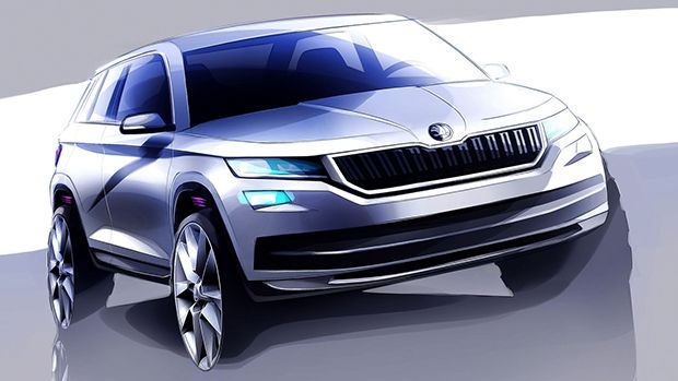 ชมภาพทีเซอร์ Skoda Kodiaq ก่อนเปิดตัวจริงกันยายนนี้