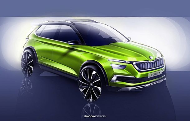 Skoda เปิดทีเซอร์ Vision X Concept รถต้นแบบครอสโอเวอร์รุ่นเล็ก
