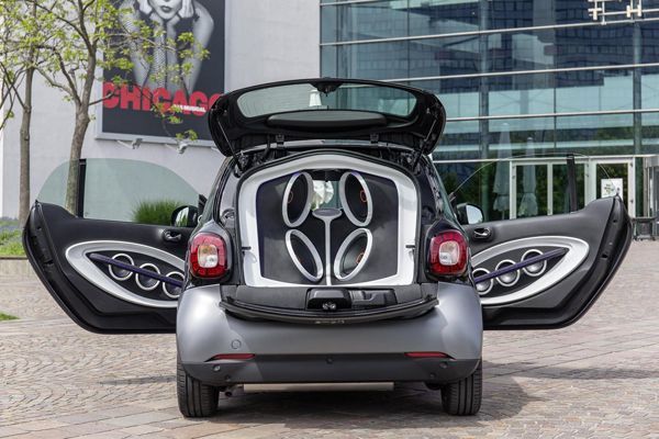 สำหรับคนหูเหล็ก! Smart จับมือ JBL ยัดลำโพง 16 ตัว แอมป์อีก 5 ตัวไว้ใน ForTwo