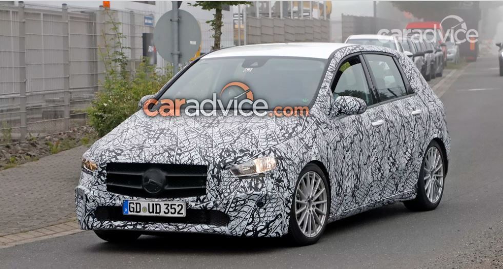 ภาพสปายช็อต 2019 Mercedes-Benz B-Class MPV ล่าสุดของค่าย