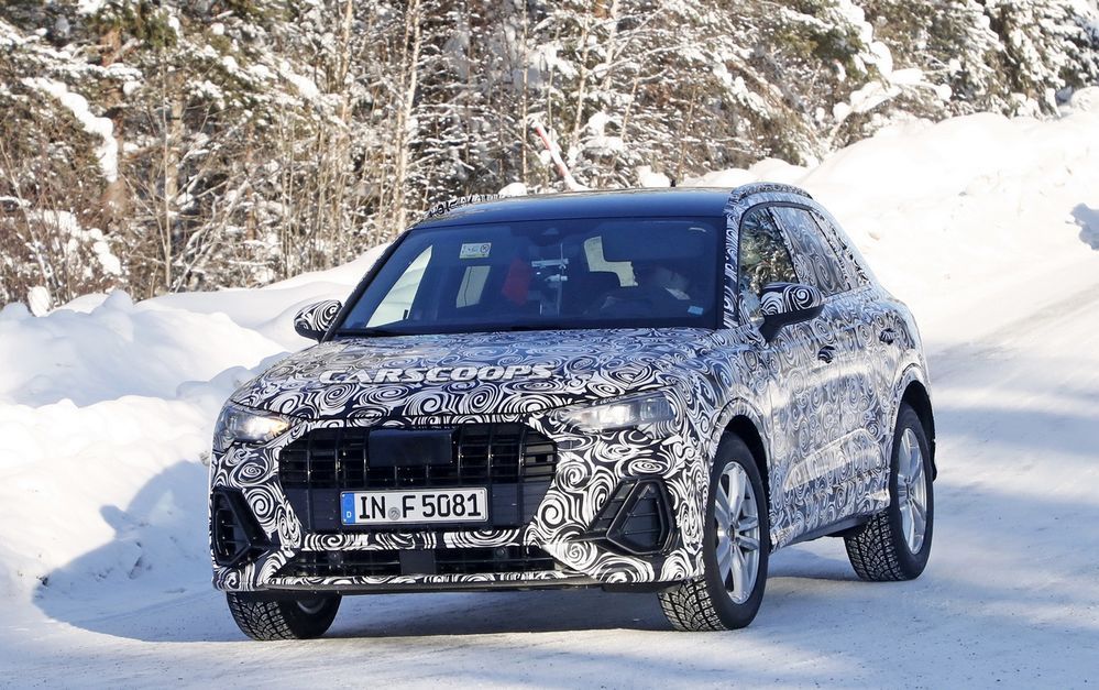 ภาพสปายช็อต Audi Q3 2019 กับงานตกแต่งภายในสุดล้ำสมัย