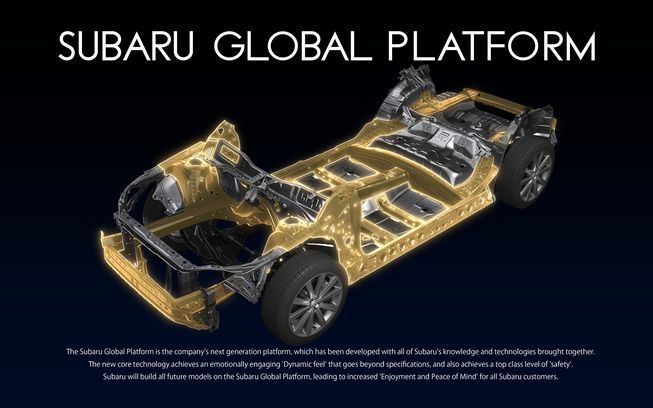 Subaru เปิดตัวแพลทฟอร์มใหม่ เน้นน้ำหนักเบา