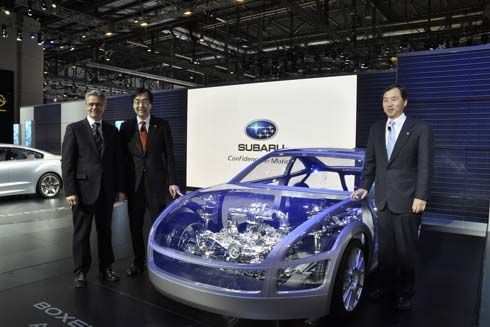 มาแต่โครง! Subaru อวดแพลตฟอร์ม RWD Coupe แฝด FT-86 II Concept ที่เจนีวา