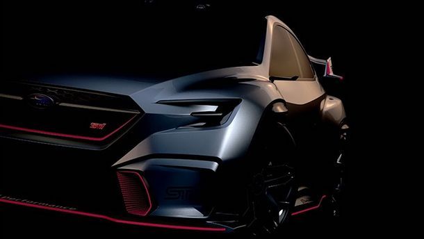 Subaru แย้มภาพ Viziv Performance STI Concept ซีดานสุดสปอร์ต