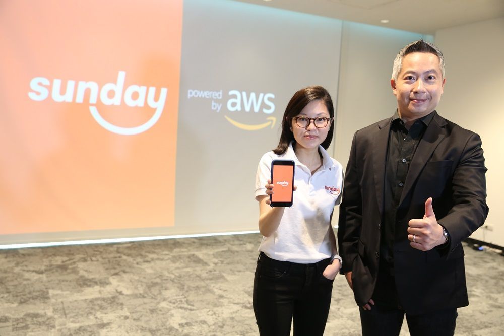 ซันเดย์ ร่วมมือกับ อะเมซอน เว็บ เซอร์วิสเซส (AWS) ฉีกรูปแบบการประกันภัย