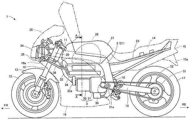 Suzuki จดสิทธิบัตร GSX-R ซูเปอร์ไบค์พลังงานไฟฟ้าในญี่ปุ่น