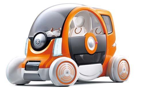 Suzuki Q-Concept รถพลังงานไฟฟ้า 2 ที่นั่ง จ่อเปิดตัวที่ 2011 Tokyo Motor Show