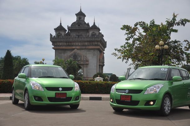 Suzuki Swift สีใหม่ Energy Green (Limited Color) จัดคาราวานทดสอบเส้นทางสู่ AEC ใน“Swifter Way… Swifter’s Green”